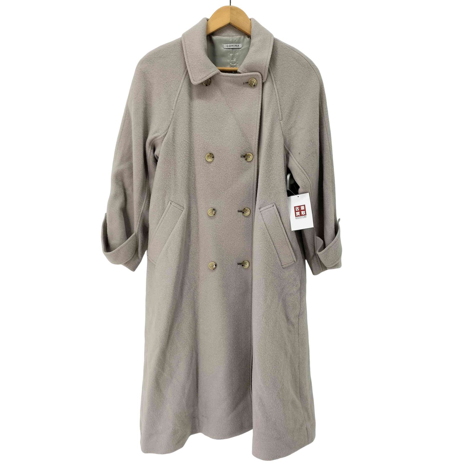 コヒナ COHINA バックフレアウールコート レディース short - メルカリ