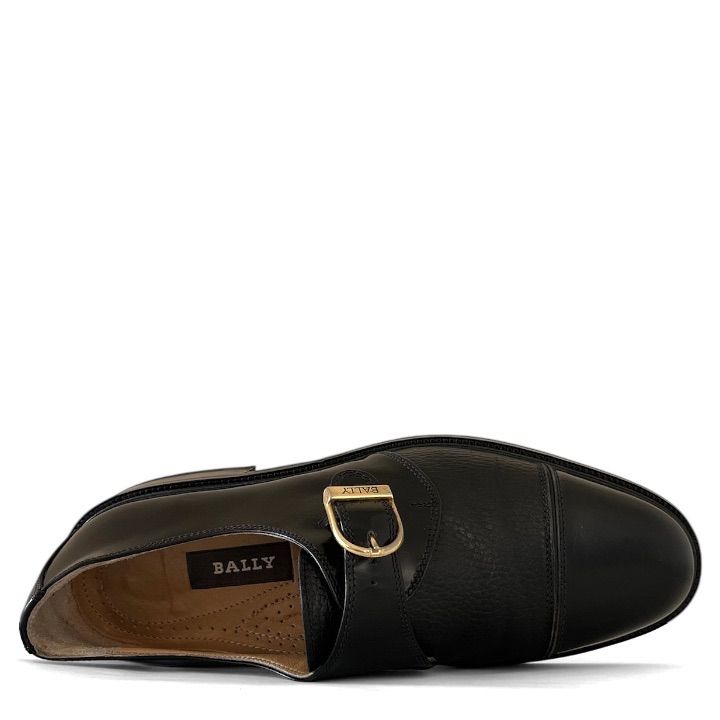 【本日限定値下げ】BALLY バリー モンクストラップ US8.5 黒 本日限定値下げ】BALLY バリー モンクストラップ US8.5 黒 本日限定