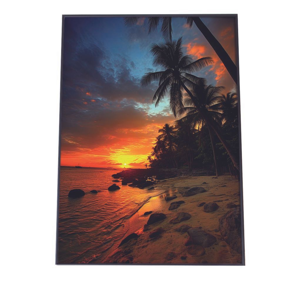 B2サイズ（約51x73cm）】【lh-poster-2809】【フレーム付き】海 beach