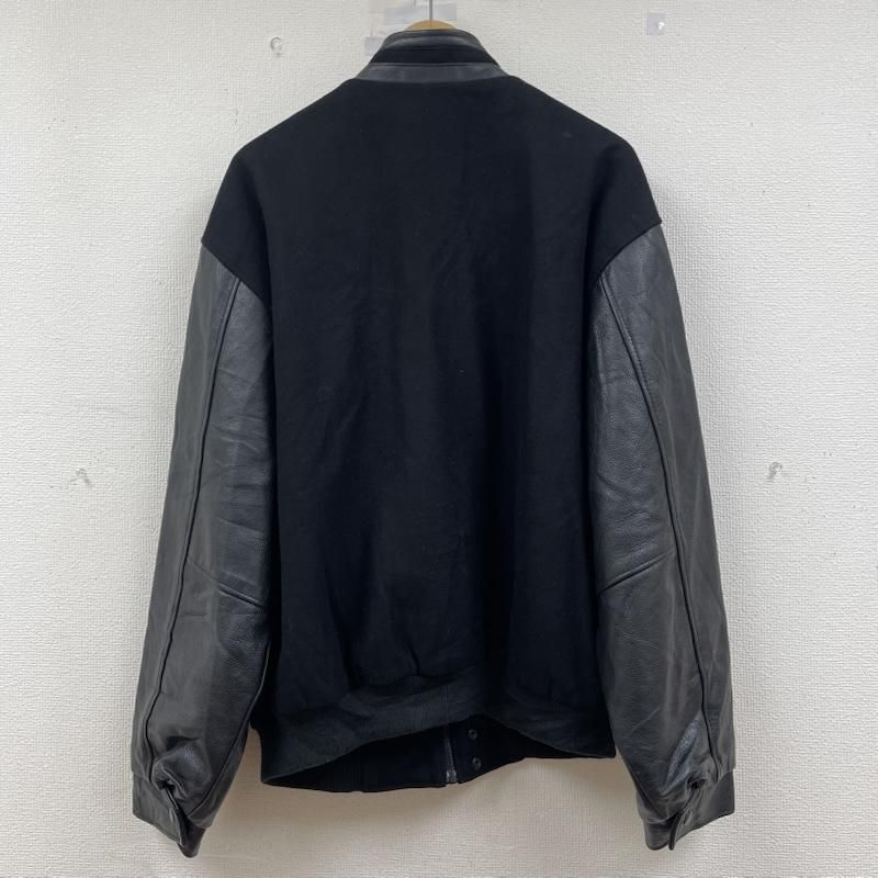 古着 NORTH END カナダ製 メルトンウール 袖 レザー スタジャン