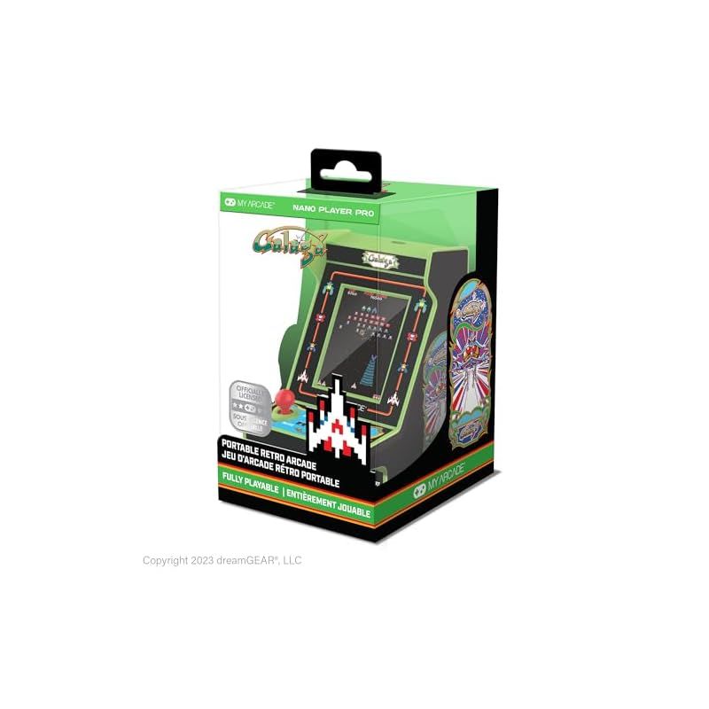 Galaga アーケードゲーム レトロ ☆彡My Arcade Galaga/Galaxian ポータブル レトロ アーケード (1つに2