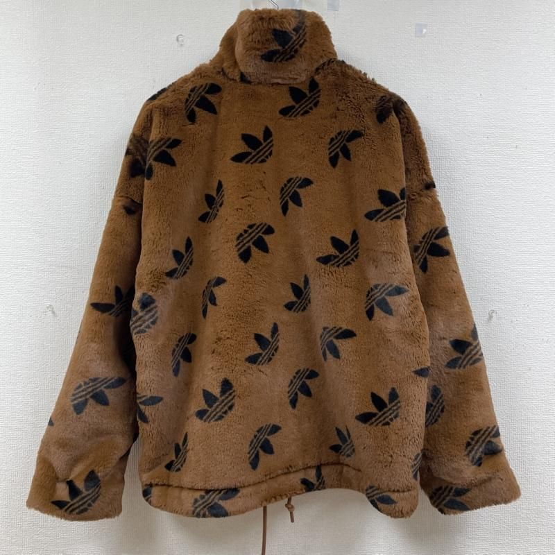 アディダスオリジナルス HI4657 モノグラム フェイクファー ジャケット