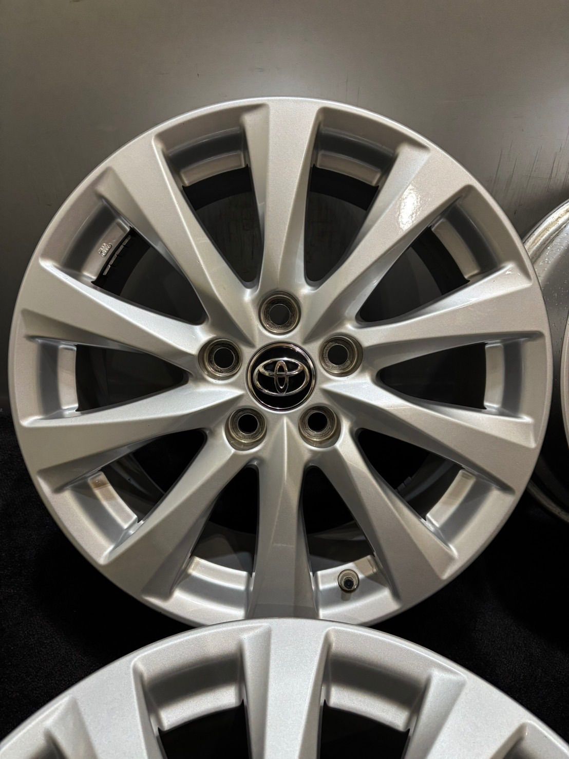 トヨタ 70系 カムリ 17インチ 7 5 J 45 114 3 H アルミホイール 4本 クラウン 空気圧センサー付 1 L 41