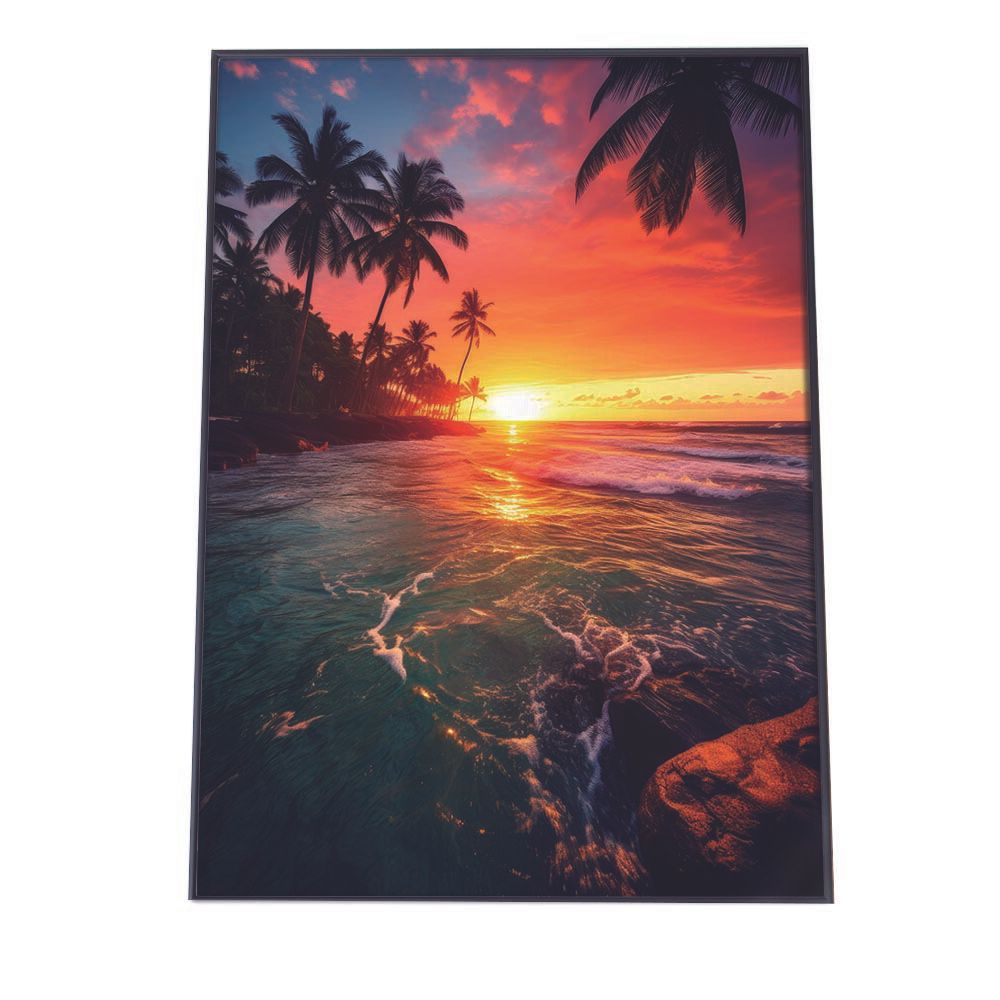 B2サイズ（約51x73cm）】【lh-poster-2827】【フレーム付き】海 beach