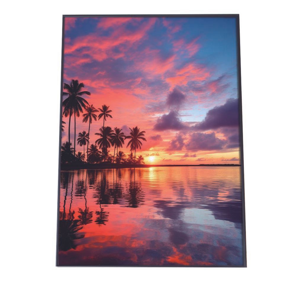 A2サイズ（約42x59cm）】【lh-poster-2836】【フレーム付き】海 beach