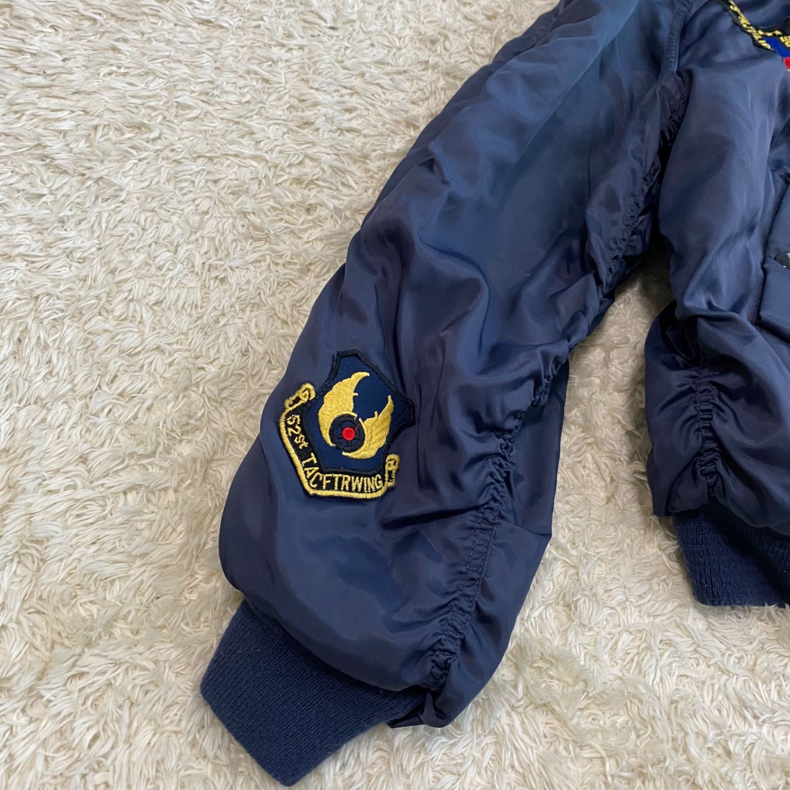 90s vintage N-2B N2B flight bomber JKT military type flight jacket