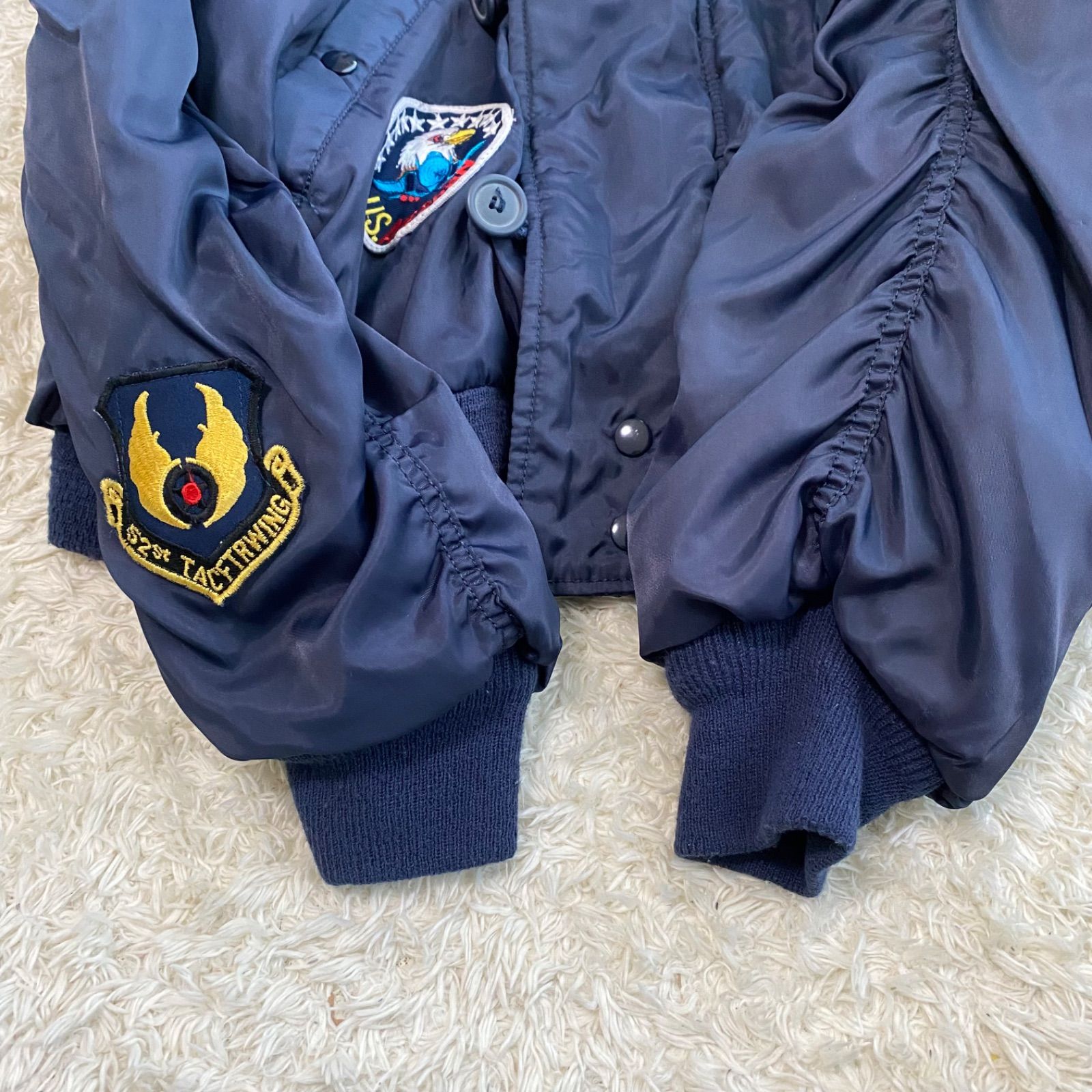 90s vintage N-2B N2B flight bomber JKT military type flight jacket