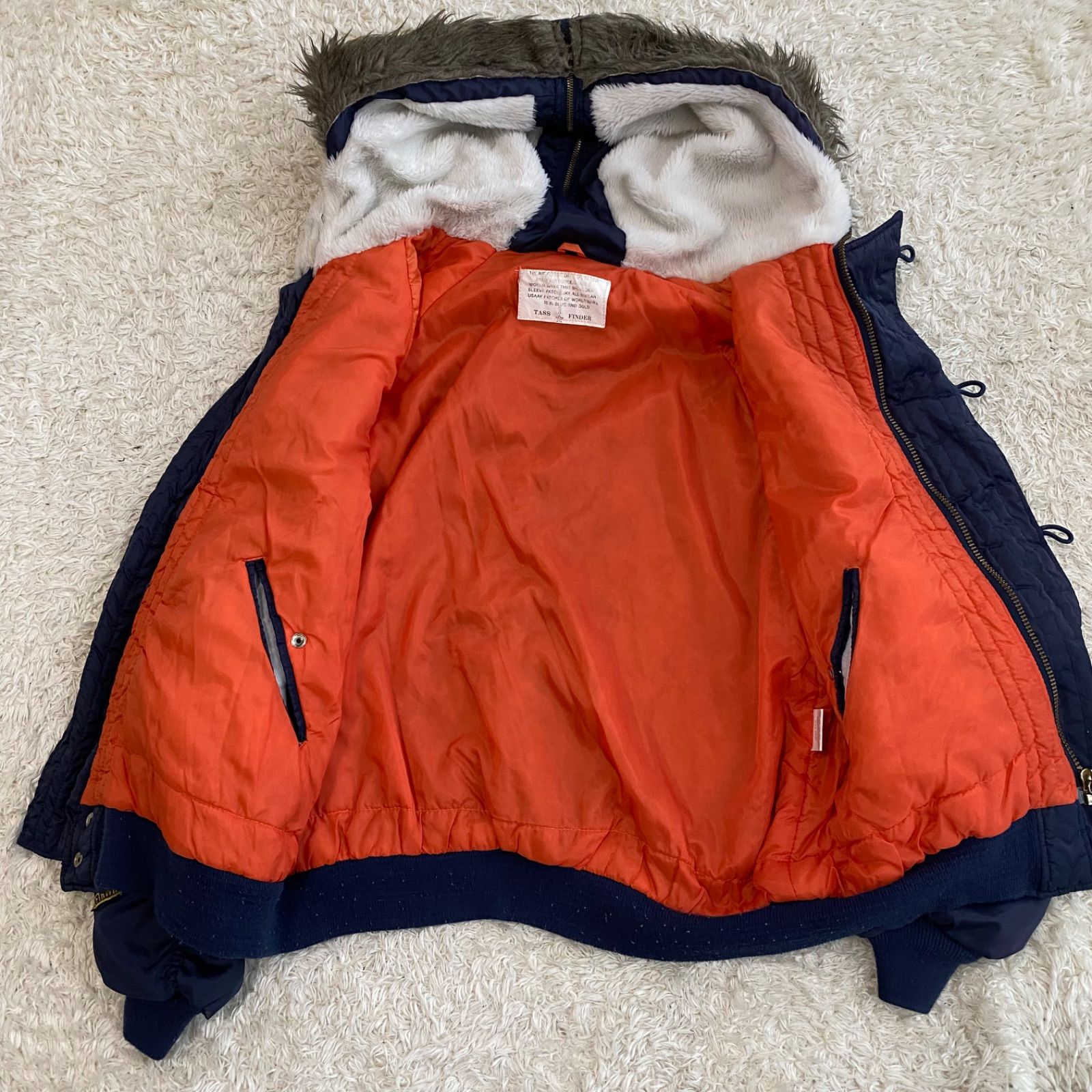 90s vintage N-2B N2B flight bomber JKT military type flight jacket