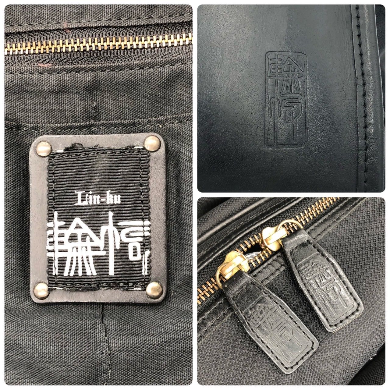 美品】輪怐 Lin-ku リンクトートバッグ 2way 黒 ブラック ビジネス 