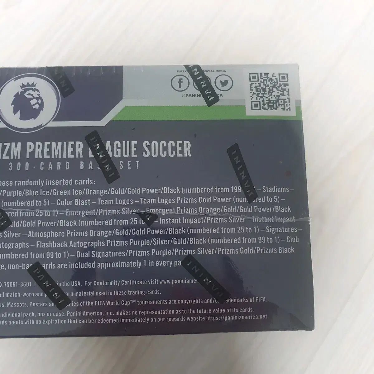  2020-21 Panini パニーニ イングリッシュ リーグ プリズム ホビーボックス EPL 記念グッズ サッカー フットサル