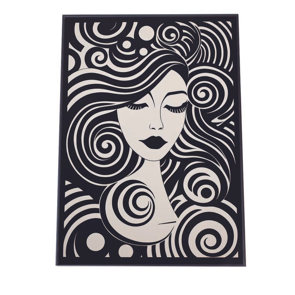 B1サイズ（約73x103cm）】【lh-poster-2908】【フレーム付き】白黒