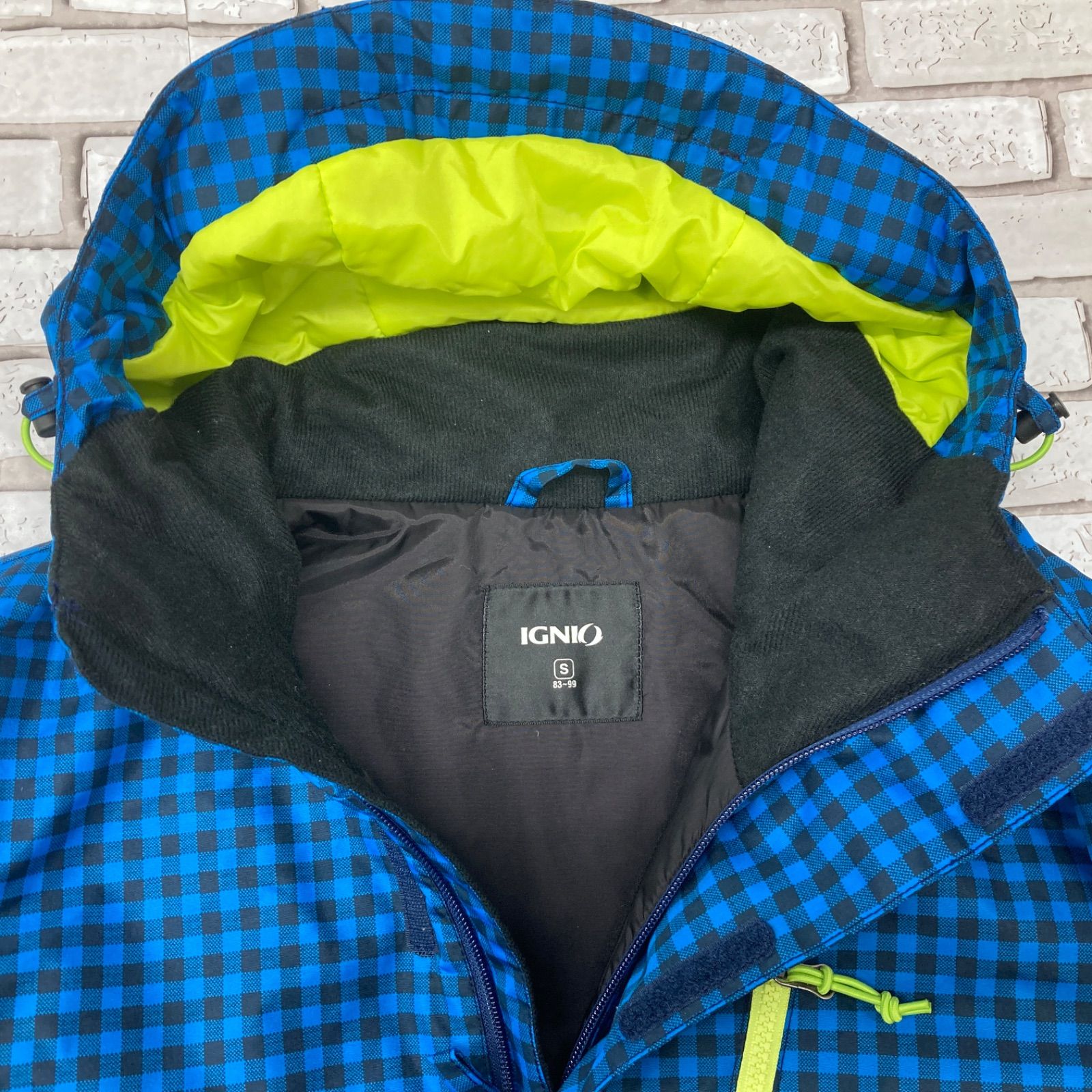 IGNIO イグニオ スキー/スノーボードウェア Sサイズ メンズ 格子柄
