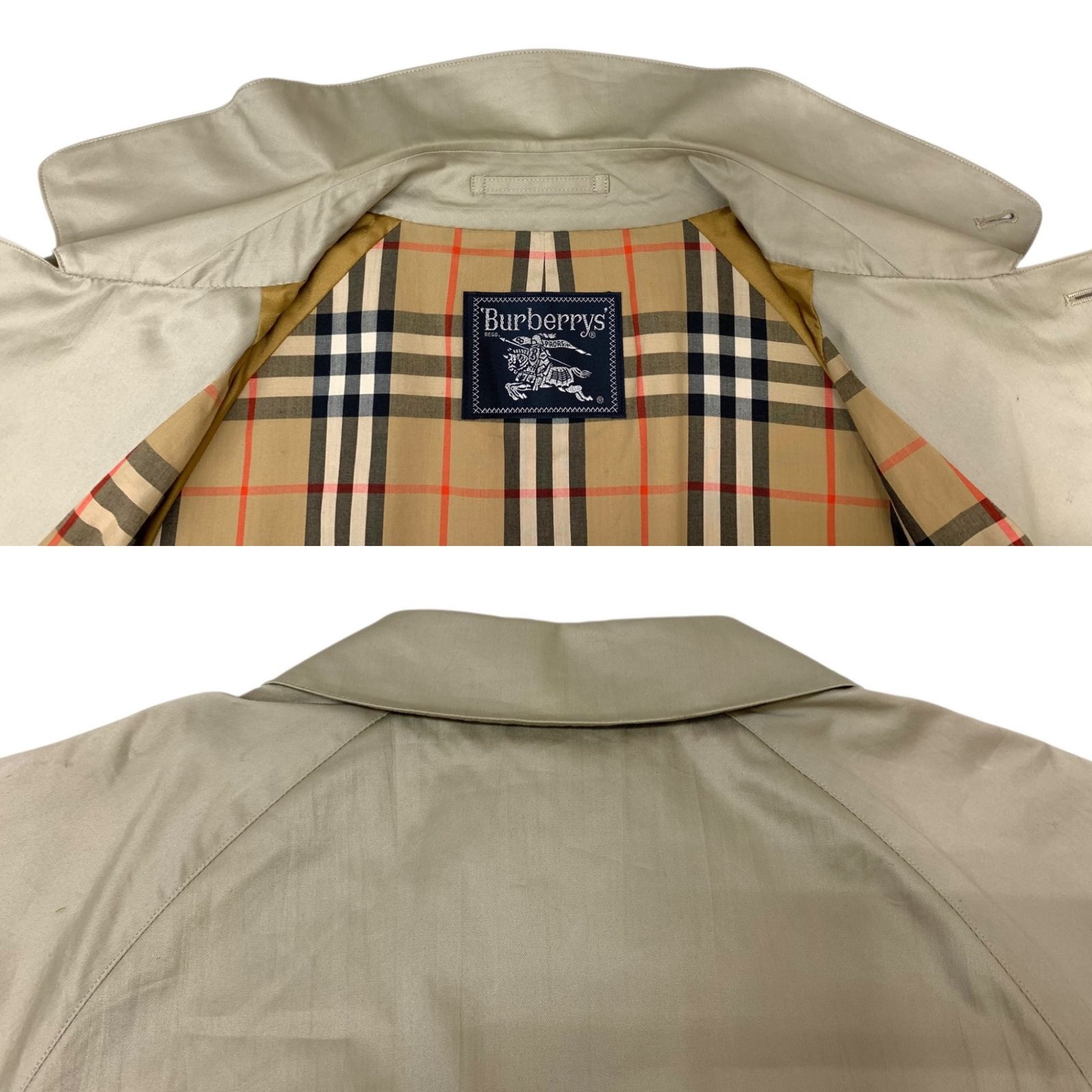 BURBERRYS (バーバリーズ) ステンカラーコート コットン100％ 54-910
