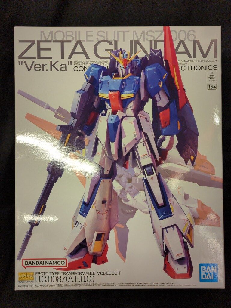 MG 1⁄100 1/100 MG MSZ-006 ゼータガンダム Ver.Ka 塗装済完成