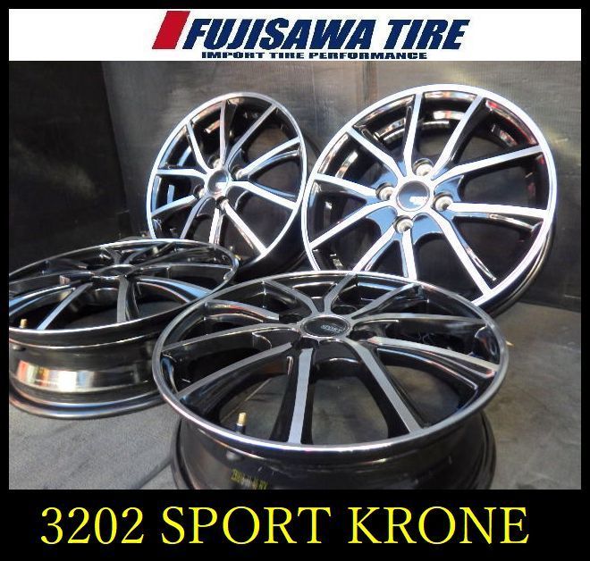 3202 B SPORT KRONR 15 x 4 5 J H 100 45 4本