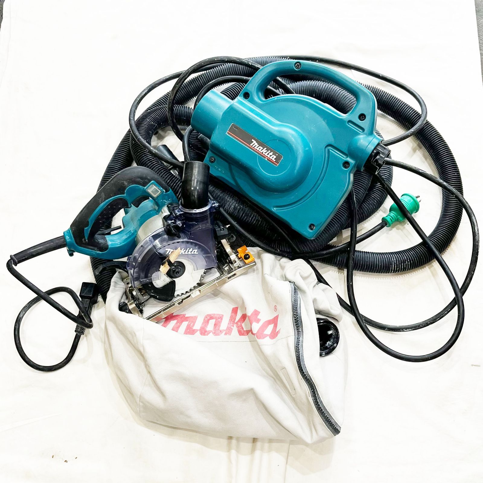 中古○マキタ/makita○ 防じん丸ノコ 携帯用集じん機 セット KS4000FX