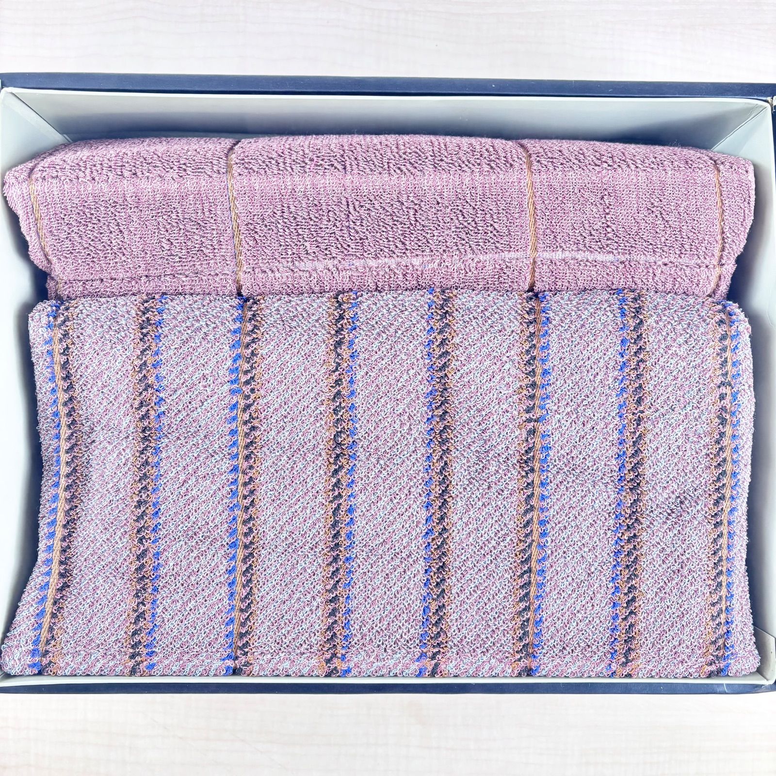 未使用品】Burberrys 西川産業 タオルケット 140×190cm ゲイル ピンク