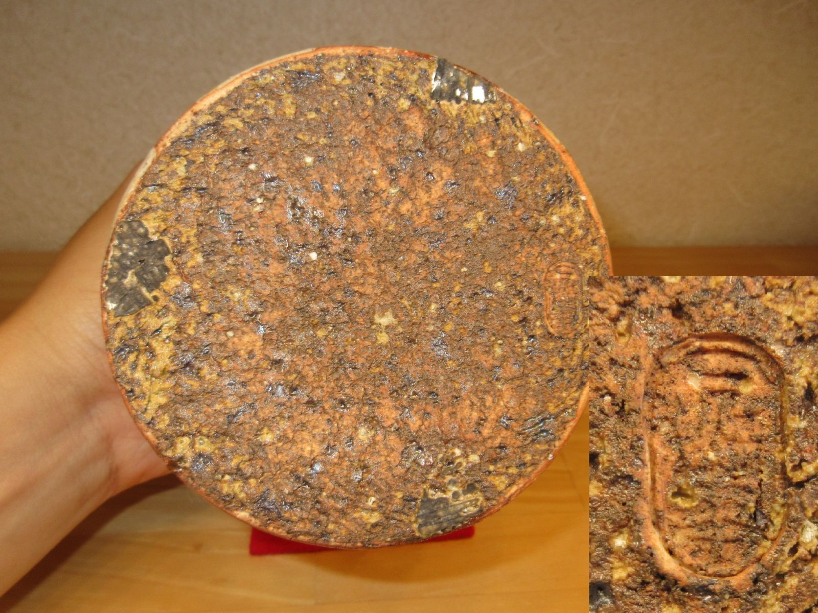 逢絢亭】茶道具 建水 萩焼 棒の先の形 坂田泥華窯 共箱入り - メルカリ