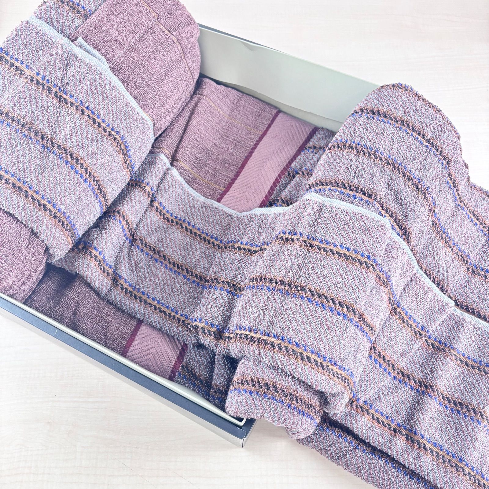 未使用品】Burberrys 西川産業 タオルケット 140×190cm ゲイル ピンク