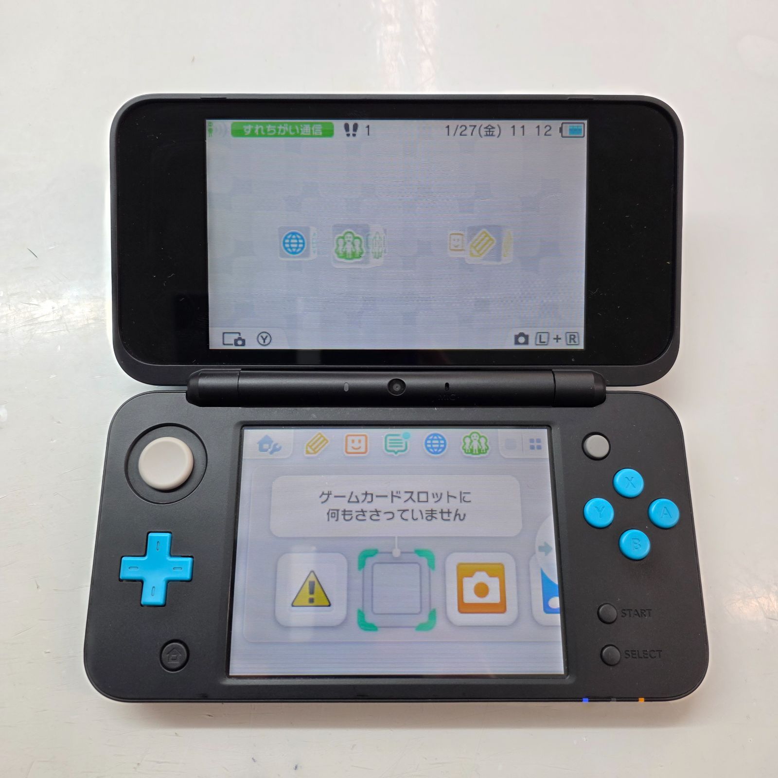 Nintendo 2 ds LL ブラック ターコイズ 本体 ニンテンドーDS