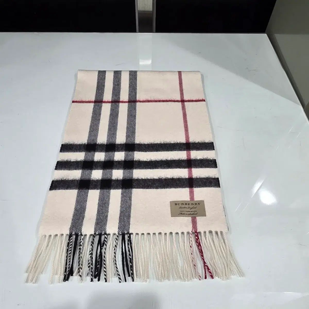 バーバリー カシミア マフラー 57