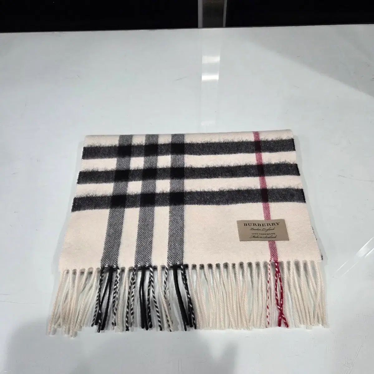 バーバリー カシミア マフラー 57