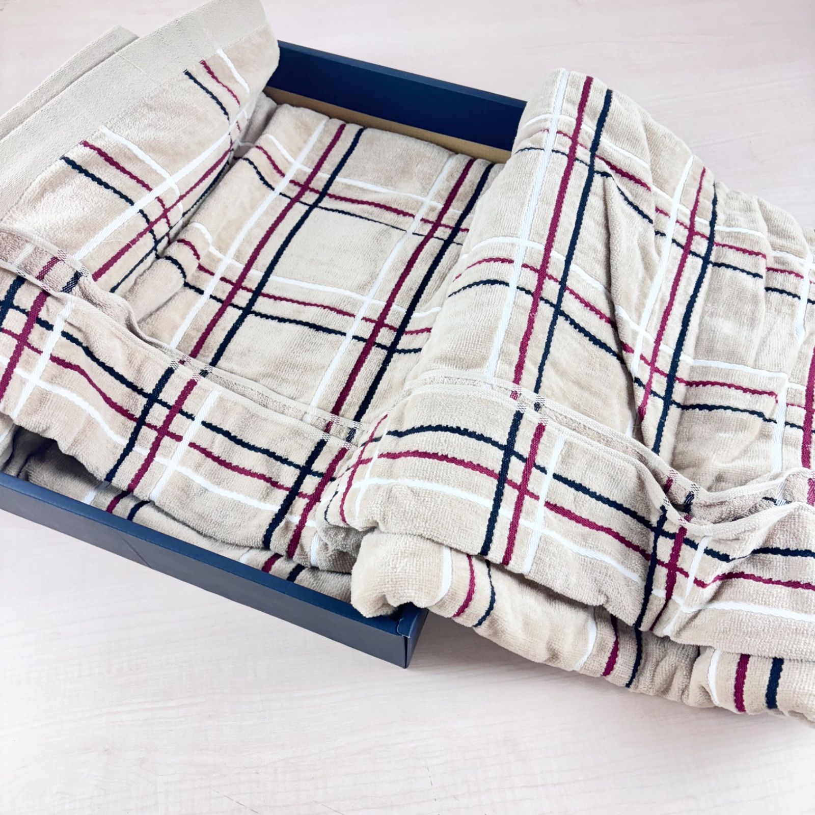 未使用品】BURBERRY 西川産業 タオルケット 140×190cm 綿100％ - メルカリ