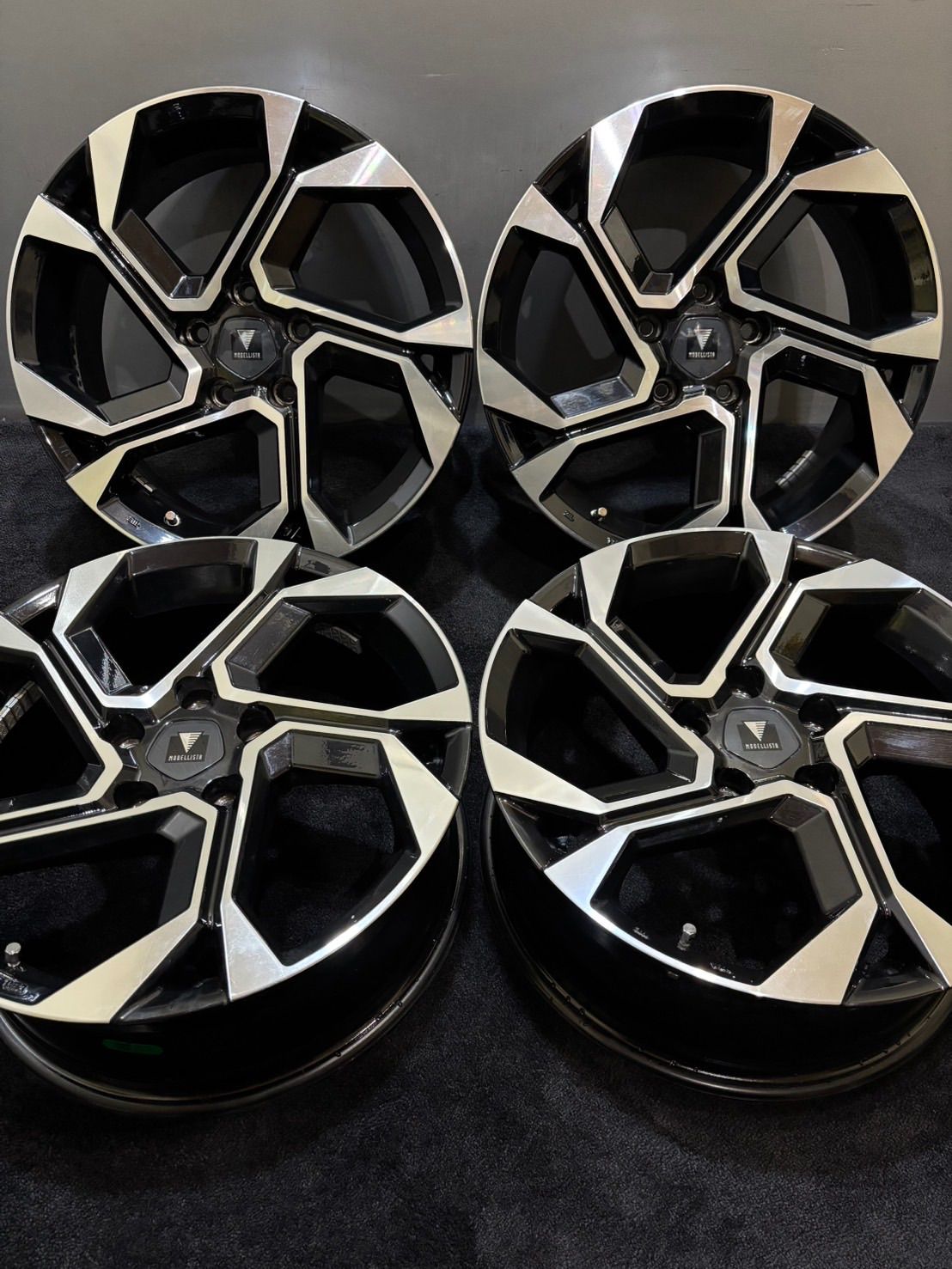 トヨタ RAV 4 OP モデリスタ ウィングダンサーⅦ 17インチ 7 J 35 114 3 5 H アルミホイール 4本 カローラクロス ハリアー 1 L 44