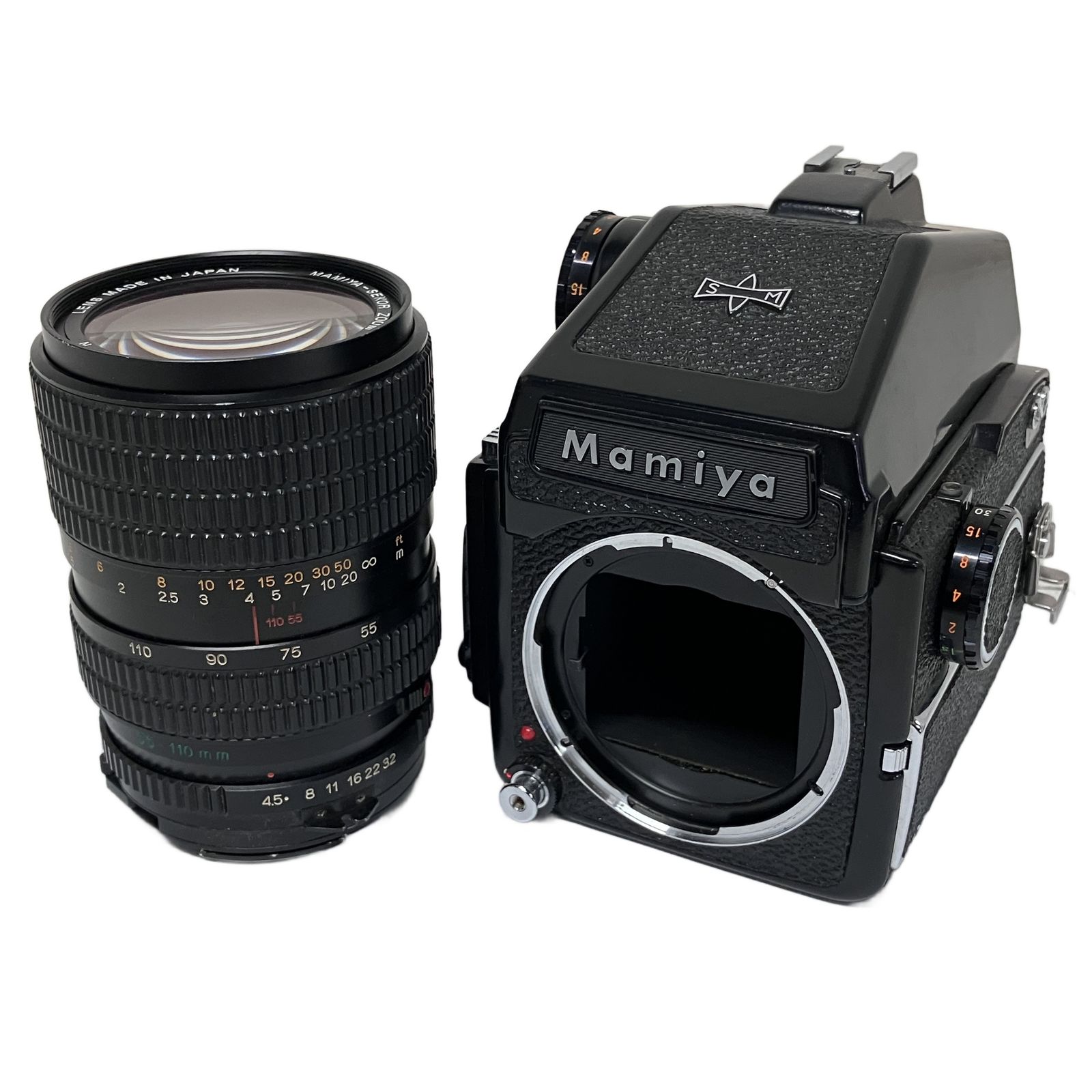 Mamiya マミヤ M 645 SEKOR ZOOM C 55 110 mm F 4 5 N フィルムカメラ ボディ レンズ