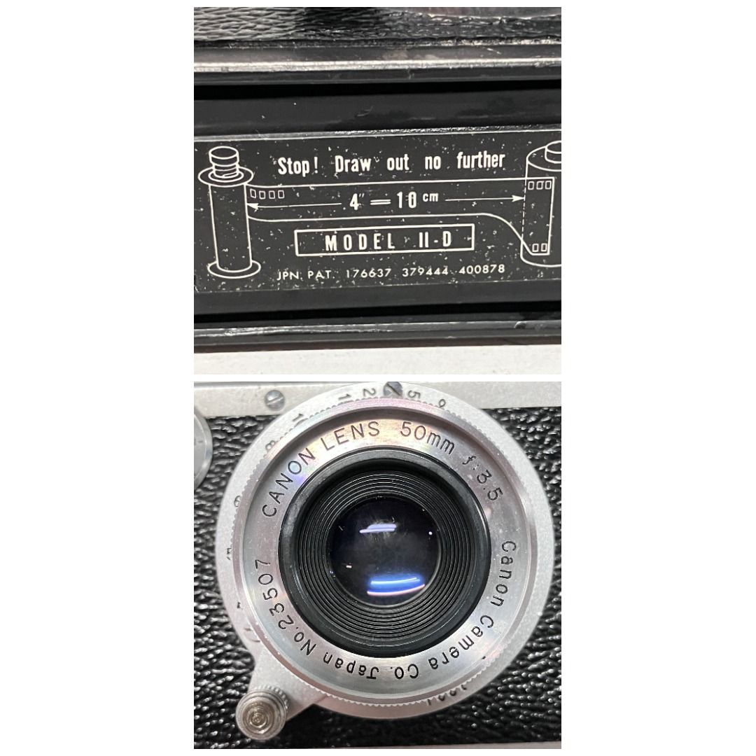 Canon IID / 50mm F3.5 レンジファインダー カメラ ボディ レンズ