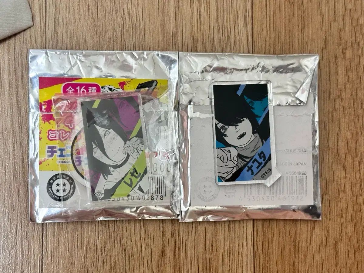 チェンソーマン JUMP SHOP フィギュアアクリル 原画 バッジ レゼ ユウタ YUTA 中本 悠太 キー