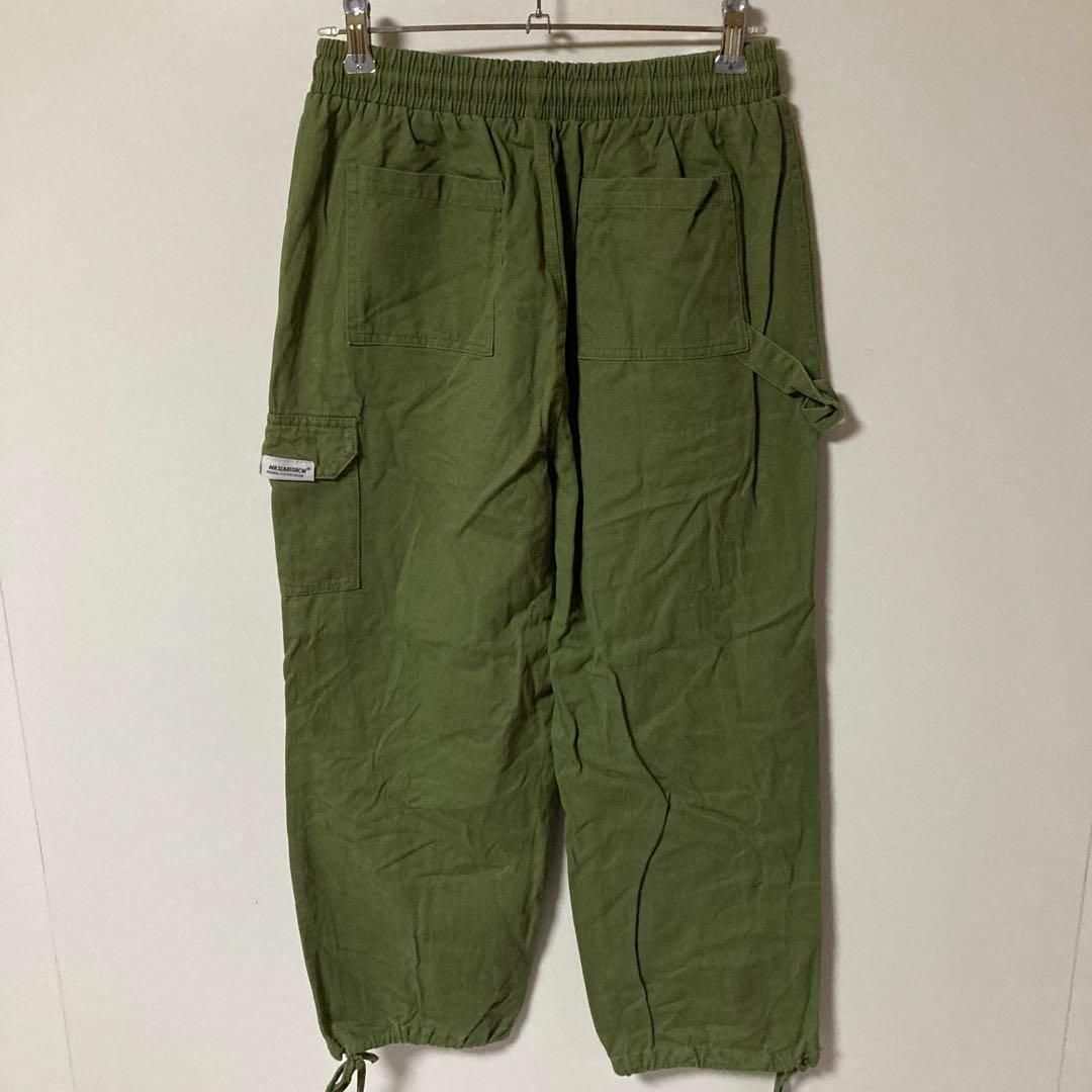 Anchor Smit オリーブグリーン カーゴパンツ ゴムウエスト Mサイズ