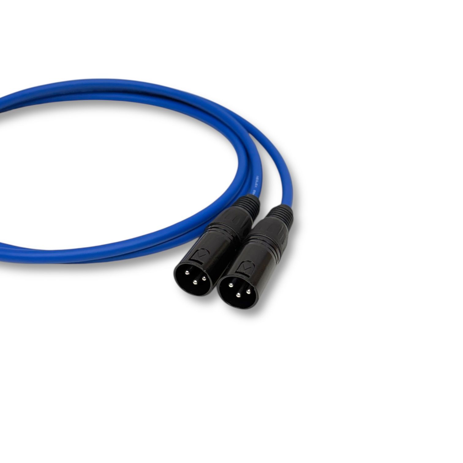 MOGAMI 2549 BLUE XLR マイクケーブル 1m 2本セット - メルカリ