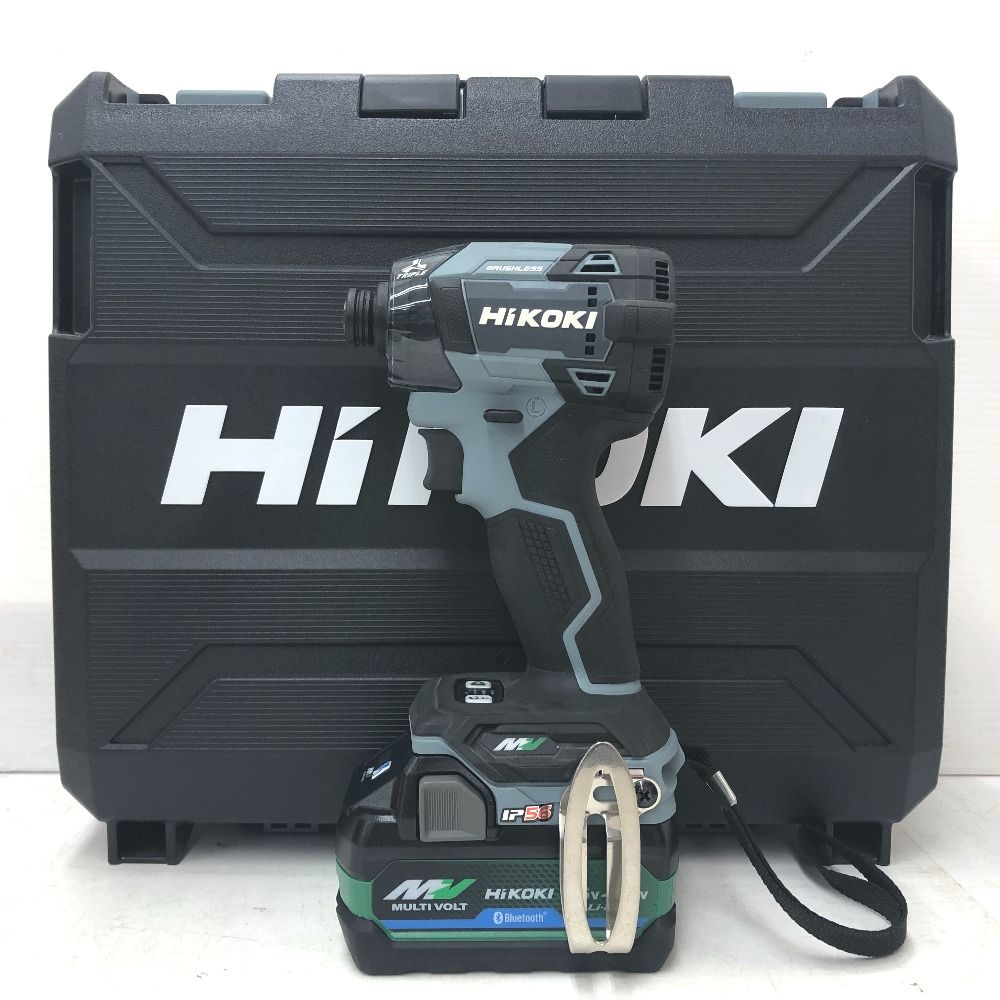 HiKOKI マルチボルト36 V コードレスインパクトドライバ アイスグレー ケース 充電器 バッテリ セット WH 36 DD 2 XHSZ IG