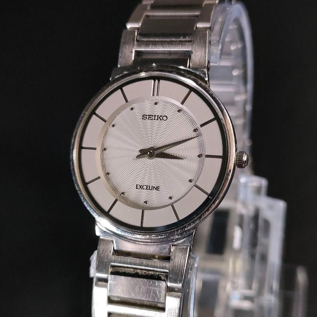716‐11 美品 SEIKO セイコー EXCELINE エクセリーヌ 4J40 グレー