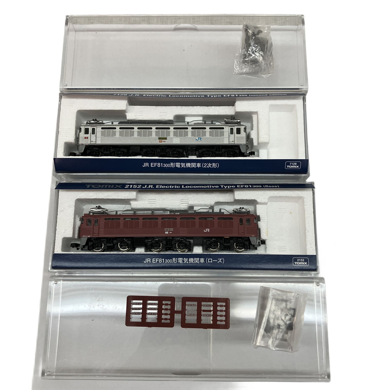 TOMIX 7128 2152 JR EF81 300形 電気機関車 2次形 ローズ色 2両セット