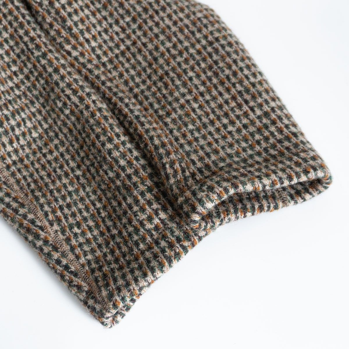 極美品】45R【シェットランドツイードニットのジャケット】2 ウール