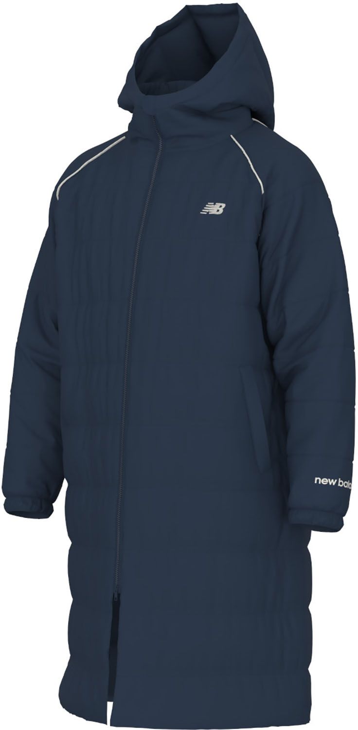 ニューバランス New Balance 53 パデッドコート ロング メンズ 男性 コート ジャケット アウター 上着 防寒 保温 ロゴ ワンポイント 観戦 移動着 丈長い 部活動 クラブ チーム  AMJ53173 ニューバランス New Balance 53 パデッドコート ロング メンズ 男性