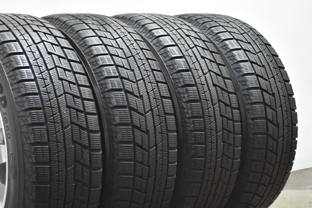  程度良好品 Weds ジョーカー 15 in 6 J 53 PCD 114 3 ヨコハマ アイスガード iG 60 195 65 R ノア ヴォクシー ステップワゴン アクセラ 15インチ タイヤ ホイールセット