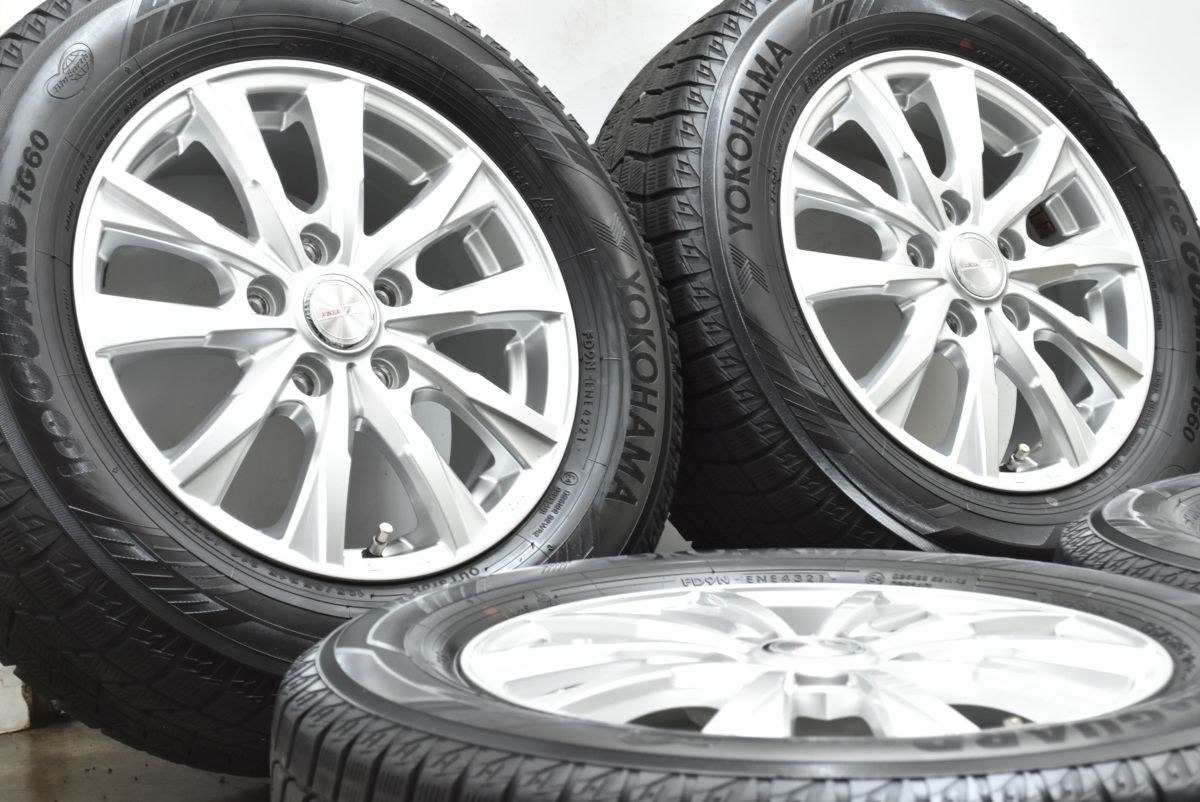 程度良好品 Weds ジョーカー 15 in 6 J 53 PCD 114 3 ヨコハマ アイスガード iG 60 195 65 R ノア ヴォクシー ステップワゴン アクセラ