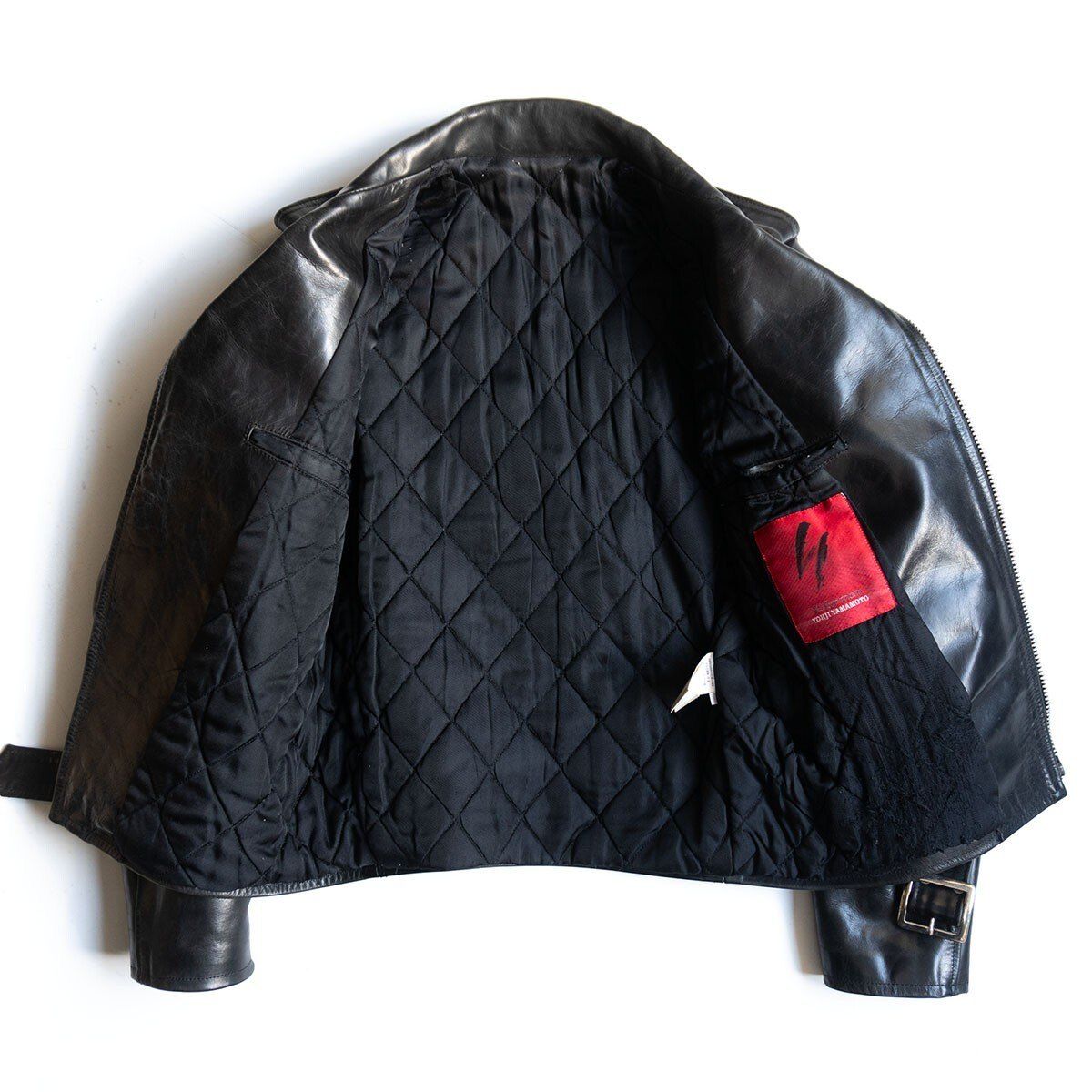 93AW/アーカイブ】Y's for men【ダブルライダース レザー ジャケット