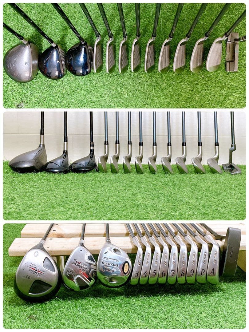 M 1.タイトリスト ゴルフクラブ メンズセット 右利き 13本