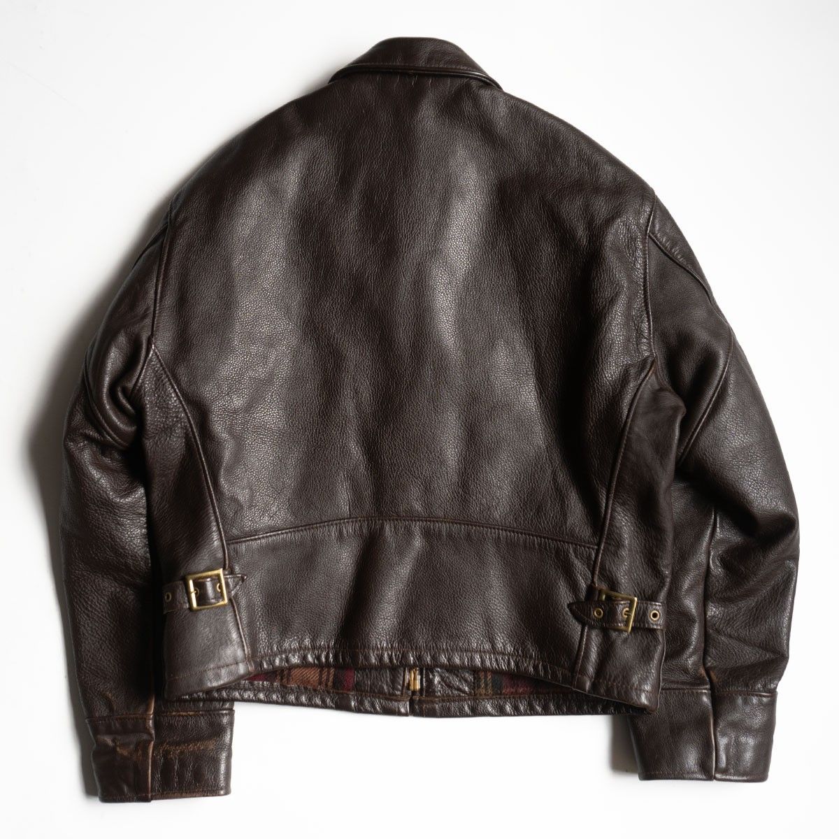 美品/ビッグサイズ】SCHOTT【681/シングルライダースジャケット】42 襟