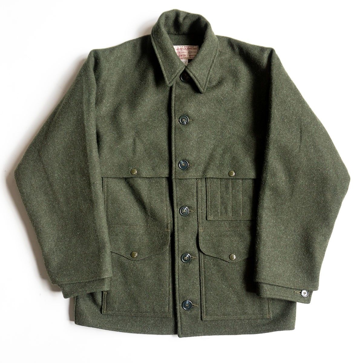 美品】FILSON【ダブルマッキーノ クルーザー ジャケット】40 カーキ