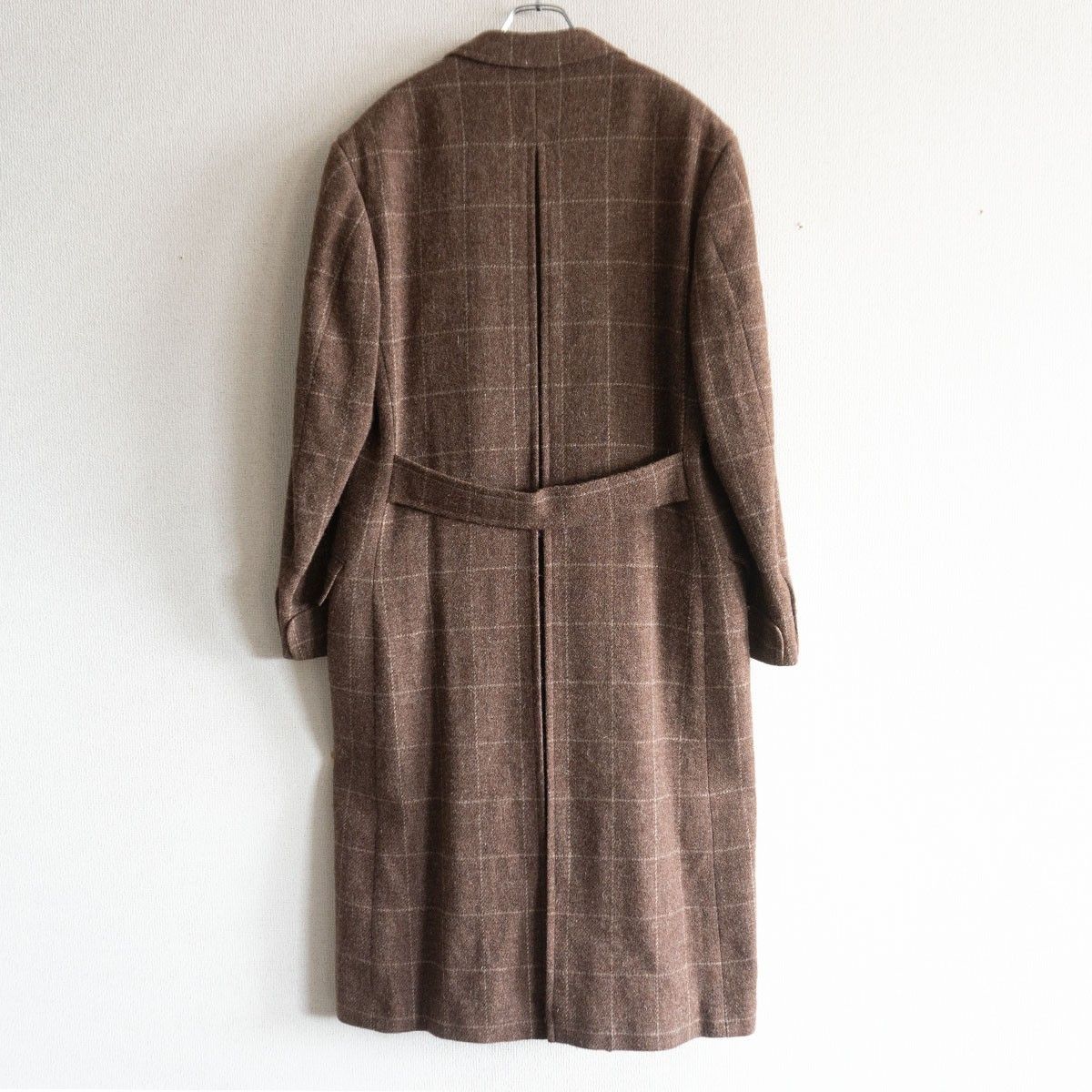 80s～90s】AQUASCUTUM【ツイード ダブル コート】REG 38 イングランド