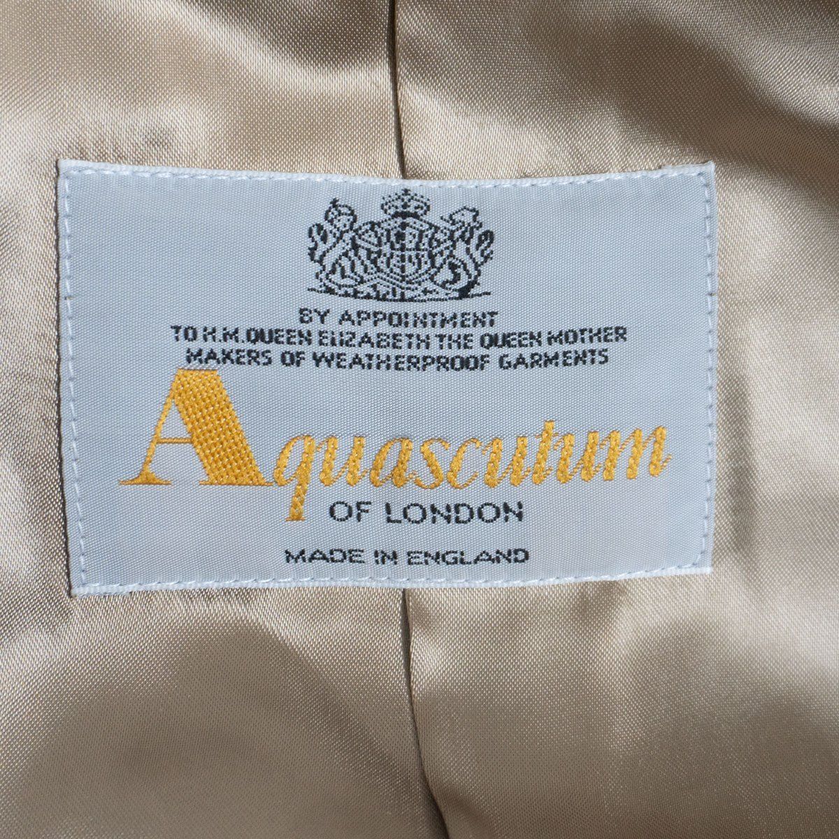 80s～90s】AQUASCUTUM【ツイード ダブル コート】REG 38 イングランド