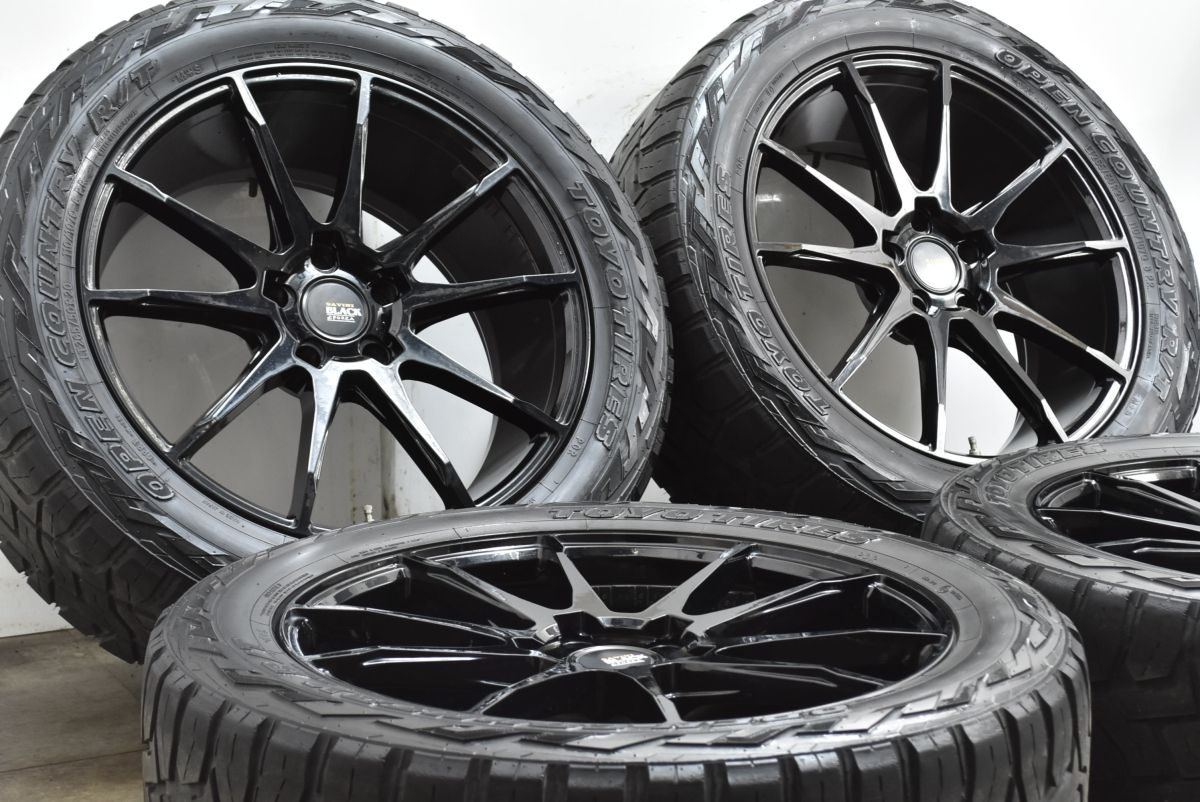 サイズ SAVINI Black di Forza 20 in 8 5 J 15 PCD 127 トーヨー オープンカントリー R T LT 265 50 ジープ JEEP JK JL ラングラー