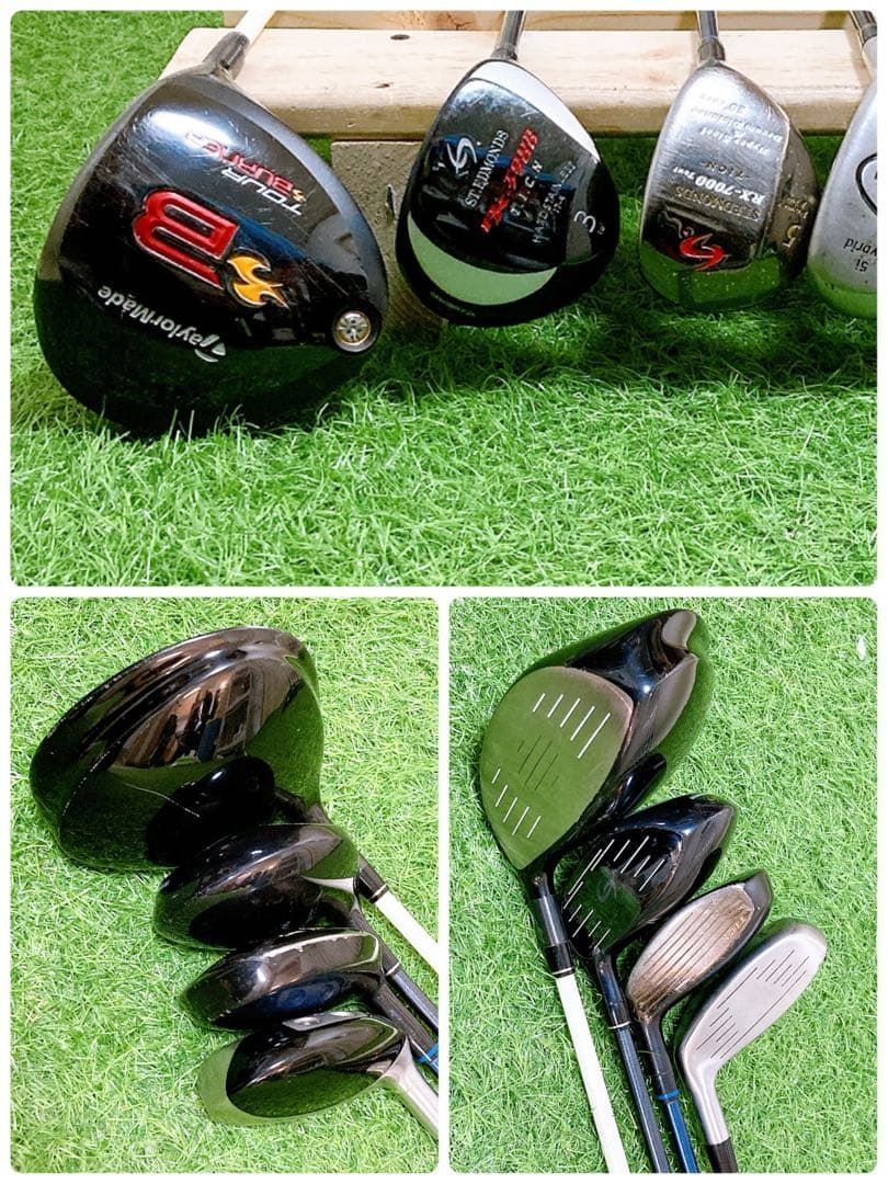 【クラブ + シューズ】テーラーメイド・アディダス・ゴルフクラブセット M2.テーラーメイド アディダス 初心者オススメ ゴルフクラブメンズ