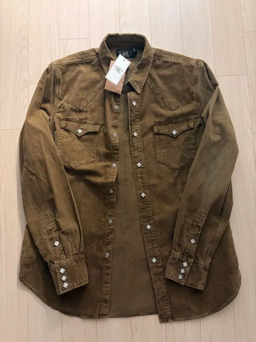 RRL コーデュロイ ウェスタン シャツ