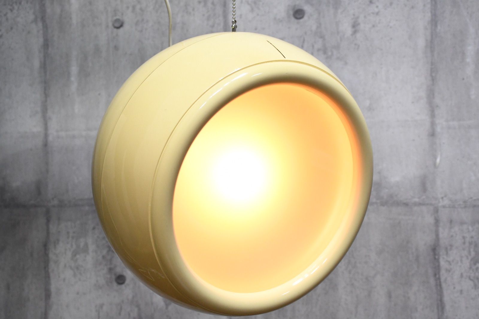 EJC 8 ITALY Vintage PALLADE ペンダントライト アルテミデ パラード ペンダントランプ 60 s-70 s ミッドセンチュリー ポストモダン スペースエイジ